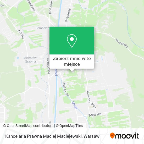 Mapa Kancelaria Prawna Maciej Maciejewski