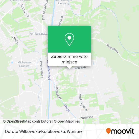 Mapa Dorota Wilkowska-Kołakowska