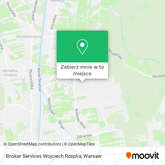 Mapa Broker Services Wojciech Rzepka