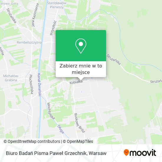 Mapa Biuro Badań Pisma Paweł Grzechnik