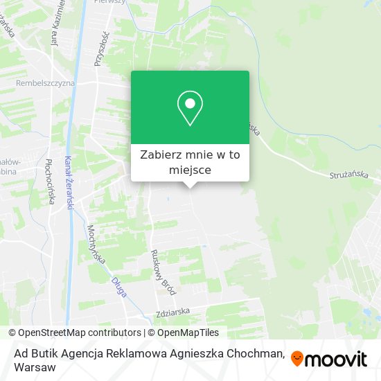 Mapa Ad Butik Agencja Reklamowa Agnieszka Chochman