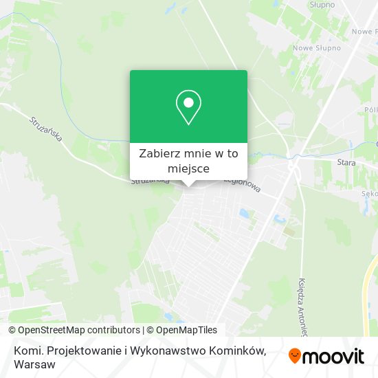 Mapa Komi. Projektowanie i Wykonawstwo Kominków