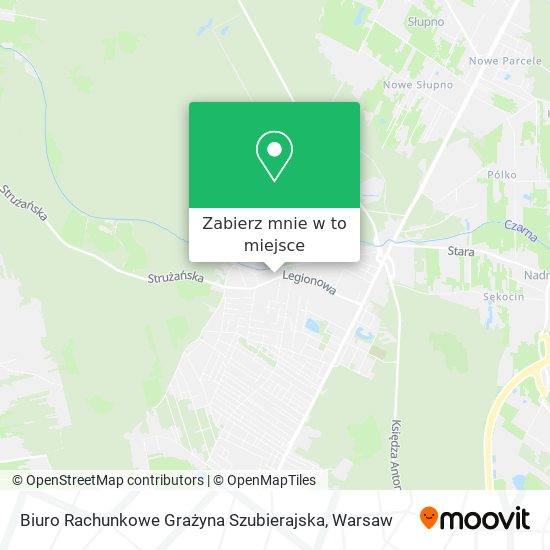 Mapa Biuro Rachunkowe Grażyna Szubierajska