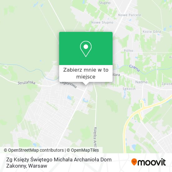 Mapa Zg Księży Świętego Michała Archanioła Dom Zakonny