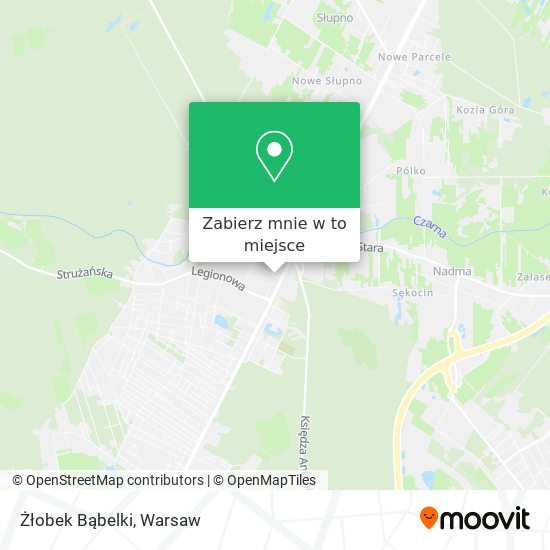 Mapa Żłobek Bąbelki