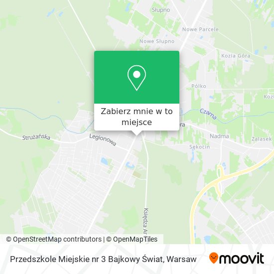 Mapa Przedszkole Miejskie nr 3 Bajkowy Świat