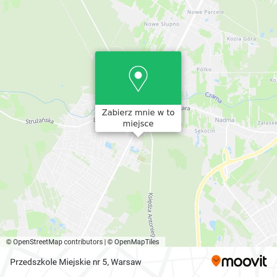 Mapa Przedszkole Miejskie nr 5