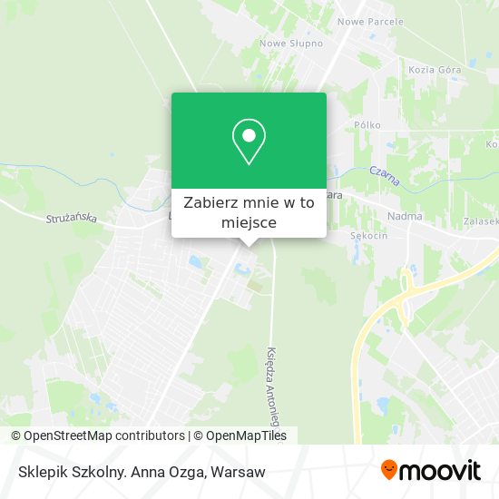 Mapa Sklepik Szkolny. Anna Ozga