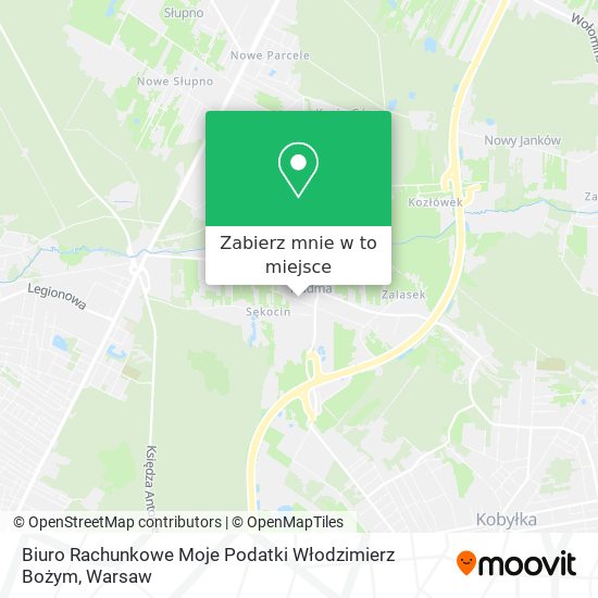 Mapa Biuro Rachunkowe Moje Podatki Włodzimierz Bożym