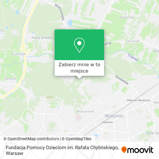 Mapa Fundacja Pomocy Dzieciom im. Rafała Chylińskiego