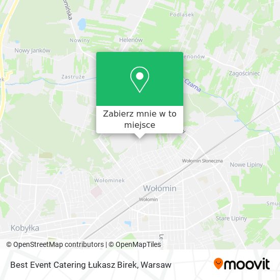 Mapa Best Event Catering Łukasz Birek