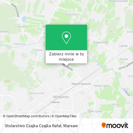 Mapa Stolarstwo Czajka Czajka Rafał