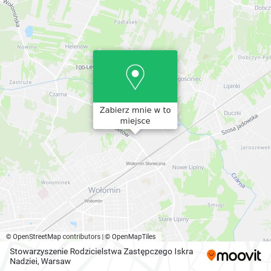 Mapa Stowarzyszenie Rodzicielstwa Zastępczego Iskra Nadziei