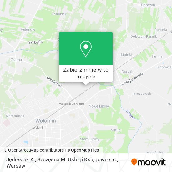 Mapa Jędrysiak A., Szczęsna M. Usługi Księgowe s.c.