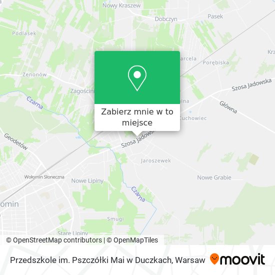 Mapa Przedszkole im. Pszczółki Mai w Duczkach