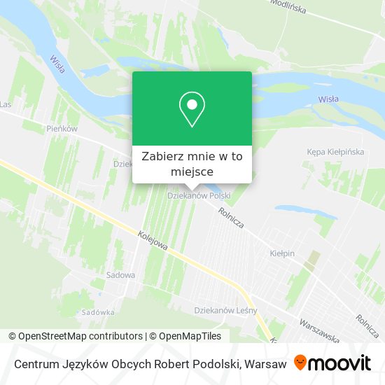 Mapa Centrum Języków Obcych Robert Podolski