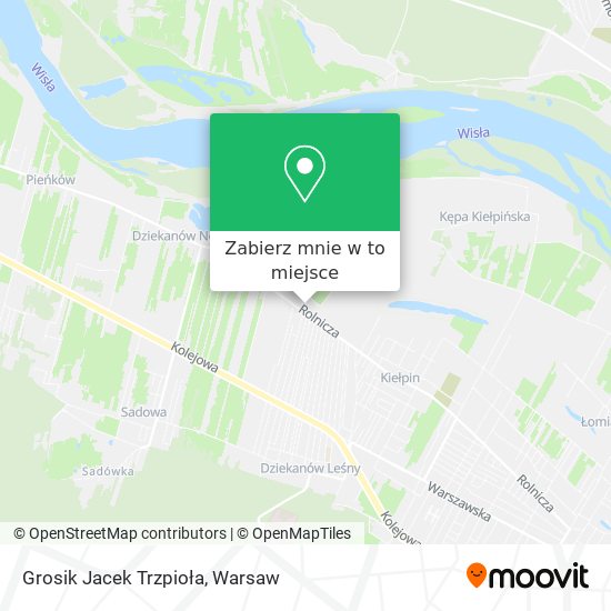 Mapa Grosik Jacek Trzpioła