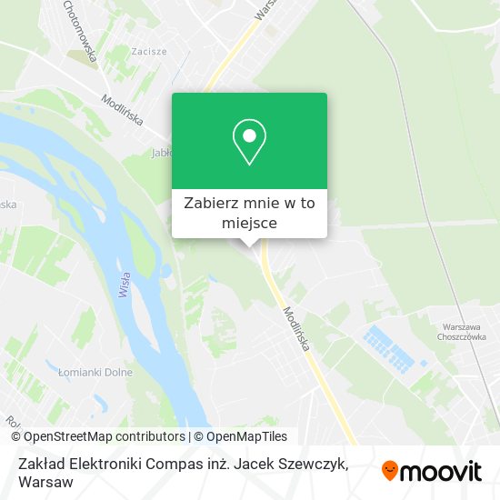 Mapa Zakład Elektroniki Compas inż. Jacek Szewczyk