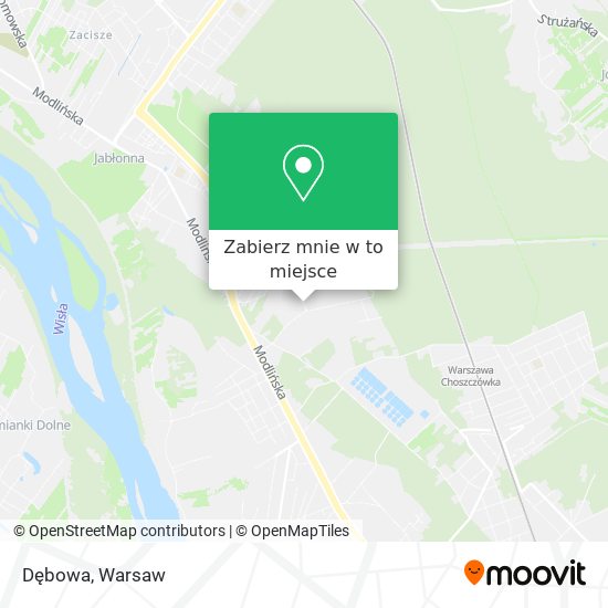 Mapa Dębowa