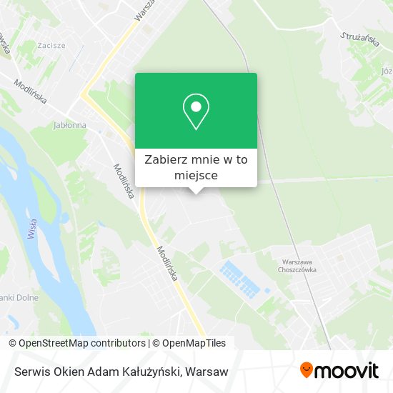 Mapa Serwis Okien Adam Kałużyński