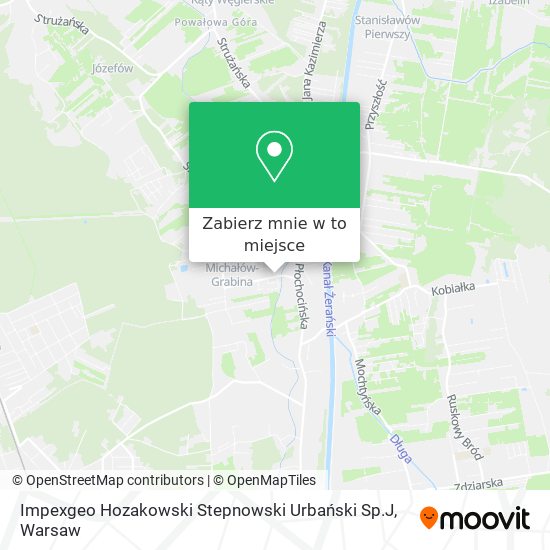 Mapa Impexgeo Hozakowski Stepnowski Urbański Sp.J