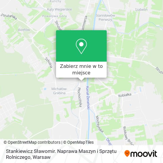 Mapa Stankiewicz Sławomir. Naprawa Maszyn i Sprzętu Rolniczego