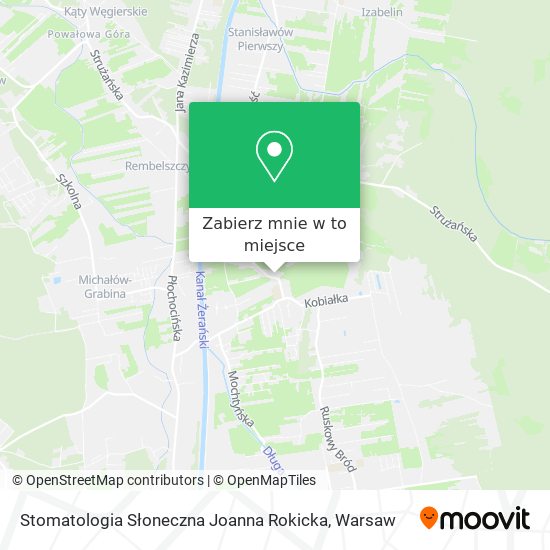 Mapa Stomatologia Słoneczna Joanna Rokicka