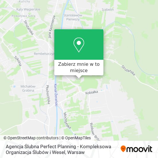 Mapa Agencja Ślubna Perfect Planning - Kompleksowa Organizacja Ślubów i Wesel