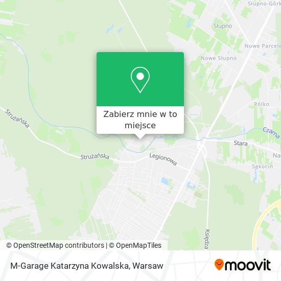 Mapa M-Garage Katarzyna Kowalska