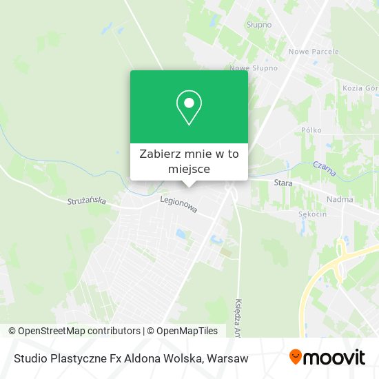 Mapa Studio Plastyczne Fx Aldona Wolska