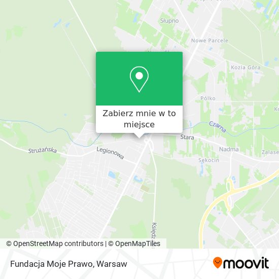 Mapa Fundacja Moje Prawo