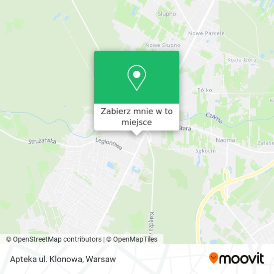 Mapa Apteka ul. Klonowa