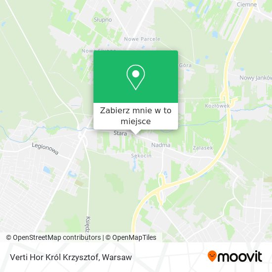 Mapa Verti Hor Król Krzysztof