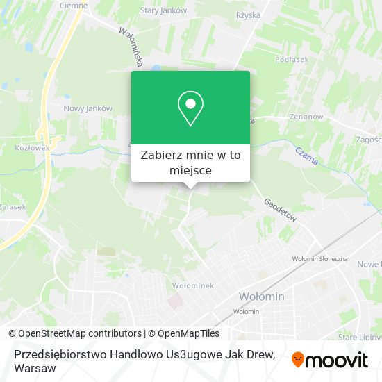 Mapa Przedsiębiorstwo Handlowo Us3ugowe Jak Drew