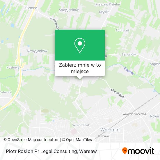 Mapa Piotr Rosłon Pr Legal Consulting