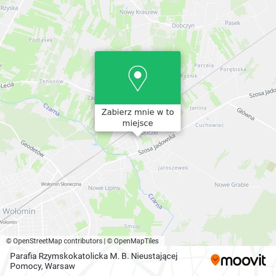 Mapa Parafia Rzymskokatolicka M. B. Nieustającej Pomocy