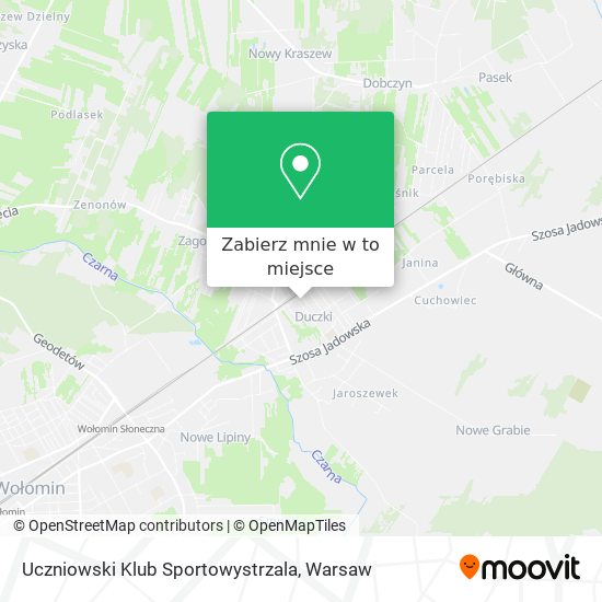 Mapa Uczniowski Klub Sportowystrzala