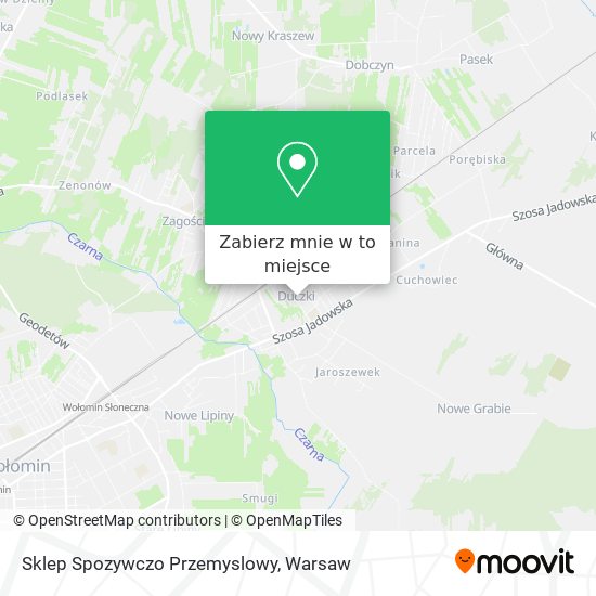 Mapa Sklep Spozywczo Przemyslowy