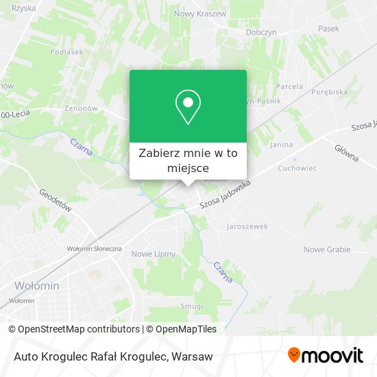 Mapa Auto Krogulec Rafał Krogulec