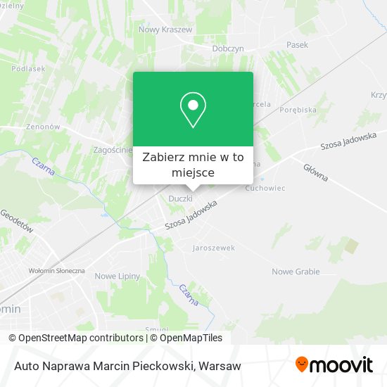 Mapa Auto Naprawa Marcin Pieckowski