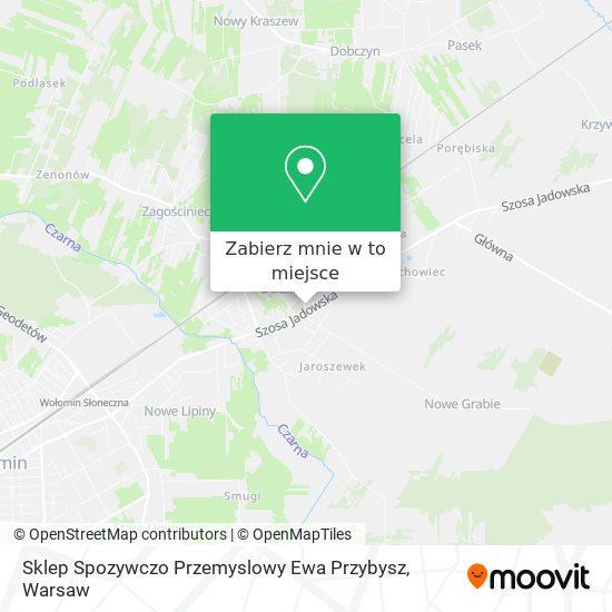 Mapa Sklep Spozywczo Przemyslowy Ewa Przybysz