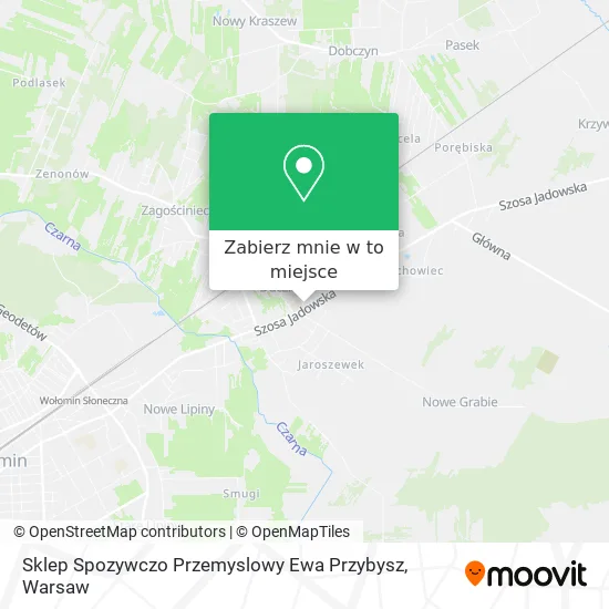 Mapa Sklep Spozywczo Przemyslowy Ewa Przybysz
