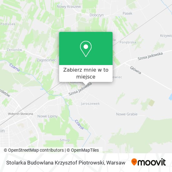 Mapa Stolarka Budowlana Krzysztof Piotrowski