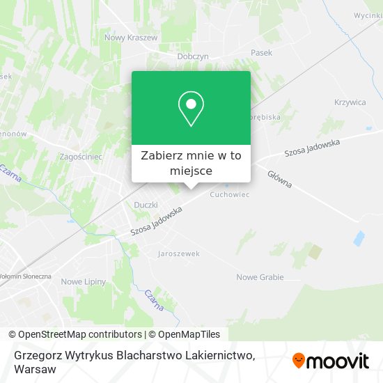 Mapa Grzegorz Wytrykus Blacharstwo Lakiernictwo