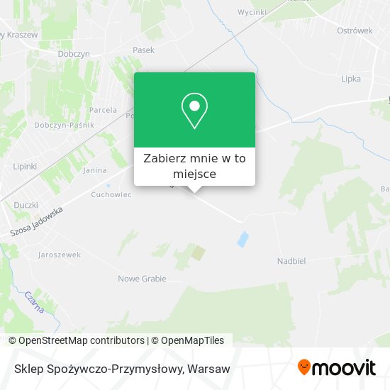 Mapa Sklep Spożywczo-Przymysłowy