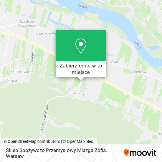 Mapa Sklep Spożywczo Przemysłowy Miazga Zofia