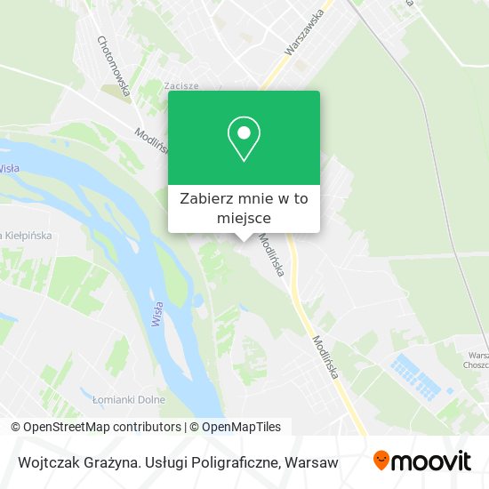 Mapa Wojtczak Grażyna. Usługi Poligraficzne