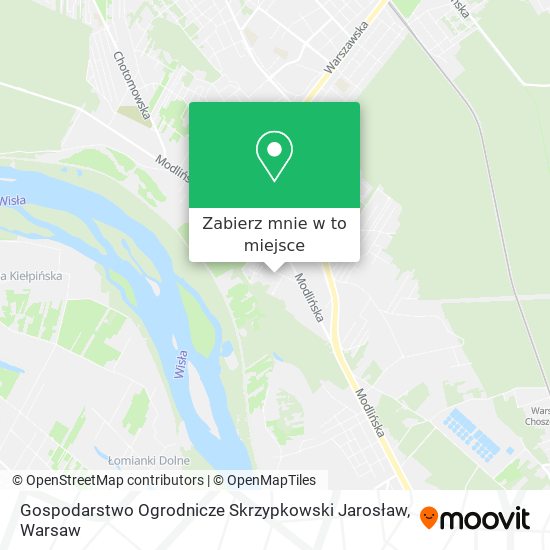 Mapa Gospodarstwo Ogrodnicze Skrzypkowski Jarosław