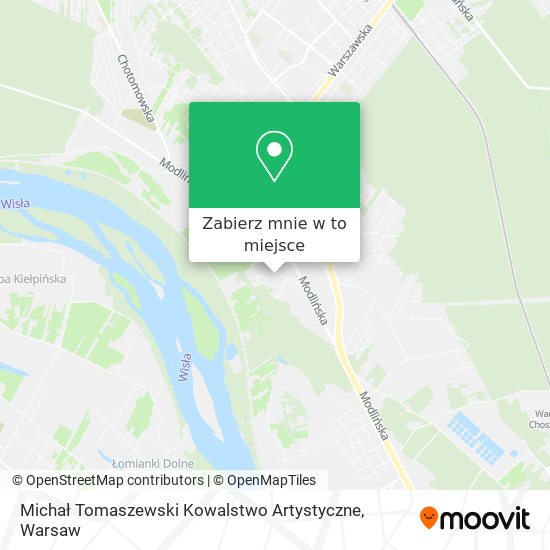 Mapa Michał Tomaszewski Kowalstwo Artystyczne