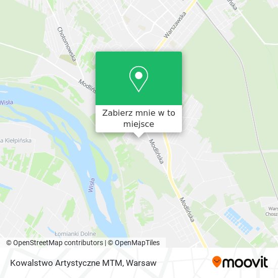 Mapa Kowalstwo Artystyczne MTM